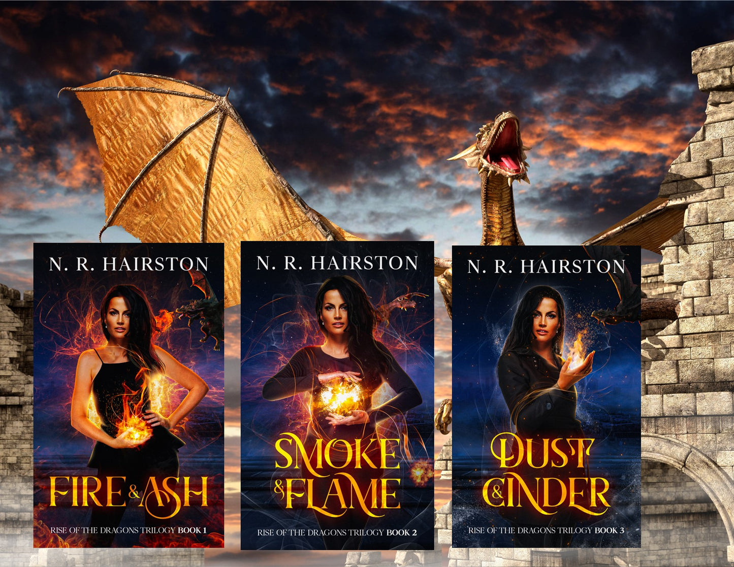 Fire and Ash (Rise of the Dragons Trilogy Book 1)