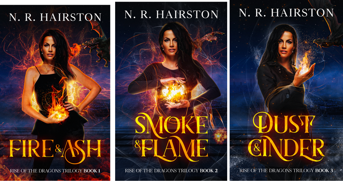 Smoke and Flame (Rise of the Dragons Trilogy) Paperback Signed Copy