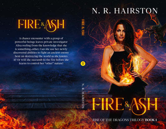 Fire and Ash (Rise of the Dragons Trilogy) Paperback Signed Copy