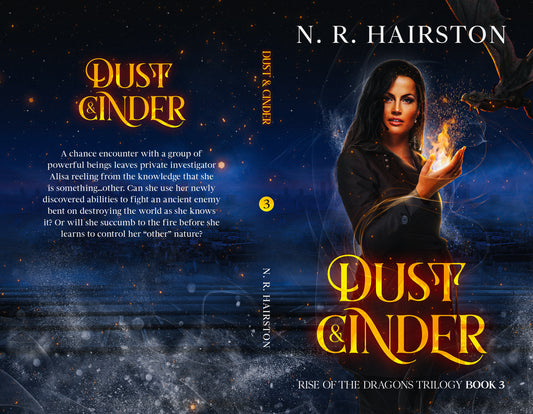 Dust and Cinder (Rise of the Dragons Trilogy Book 3) Paperback Signed Copy
