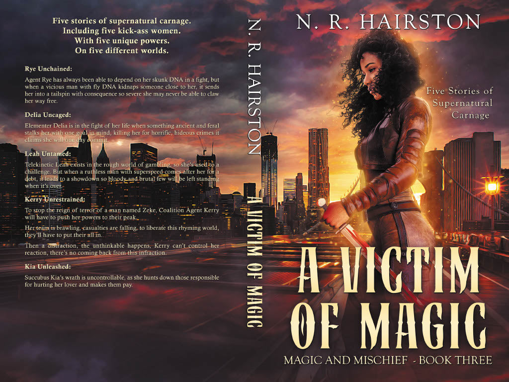 A Victim of Magic: Five Stories of Supernatural Carnage (Magic and Mischief Book 3) Paperback Signed Copy