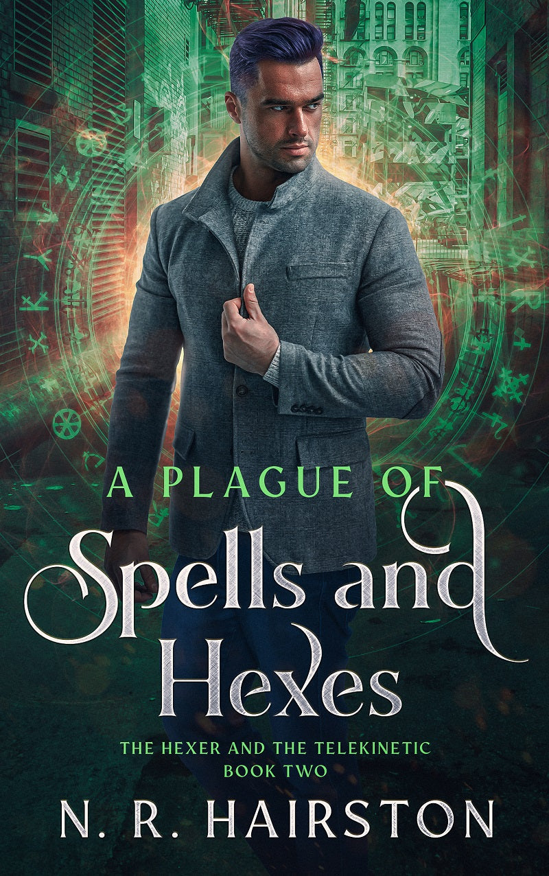 A Plague of Spells and Hexes, The Hexer and the Telekinetic Book Two Paperback Signed Copy