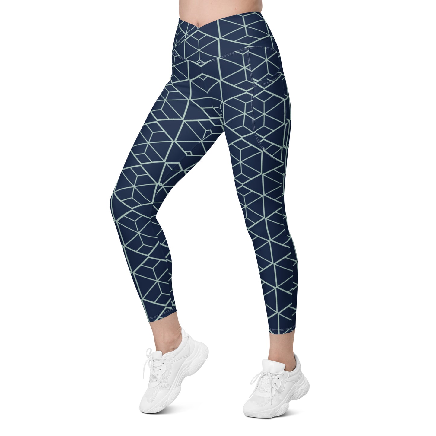 Soft and Sweet Crossover Leggings With Pockets