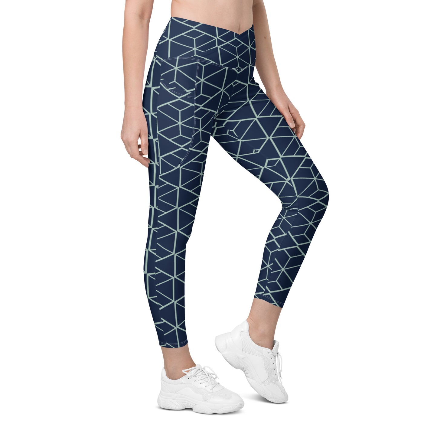 Soft and Sweet Crossover Leggings With Pockets