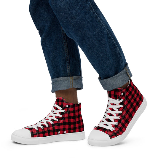 Rough and Ready Men’s High Top Canvas Shoes