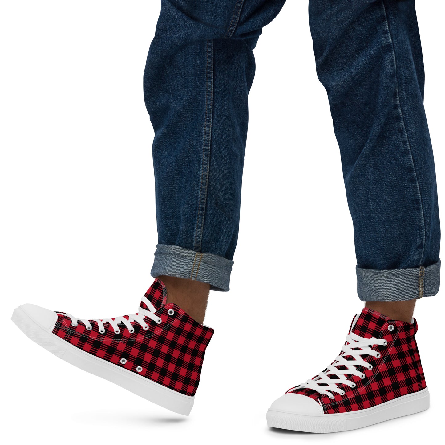 Rough and Ready Men’s High Top Canvas Shoes