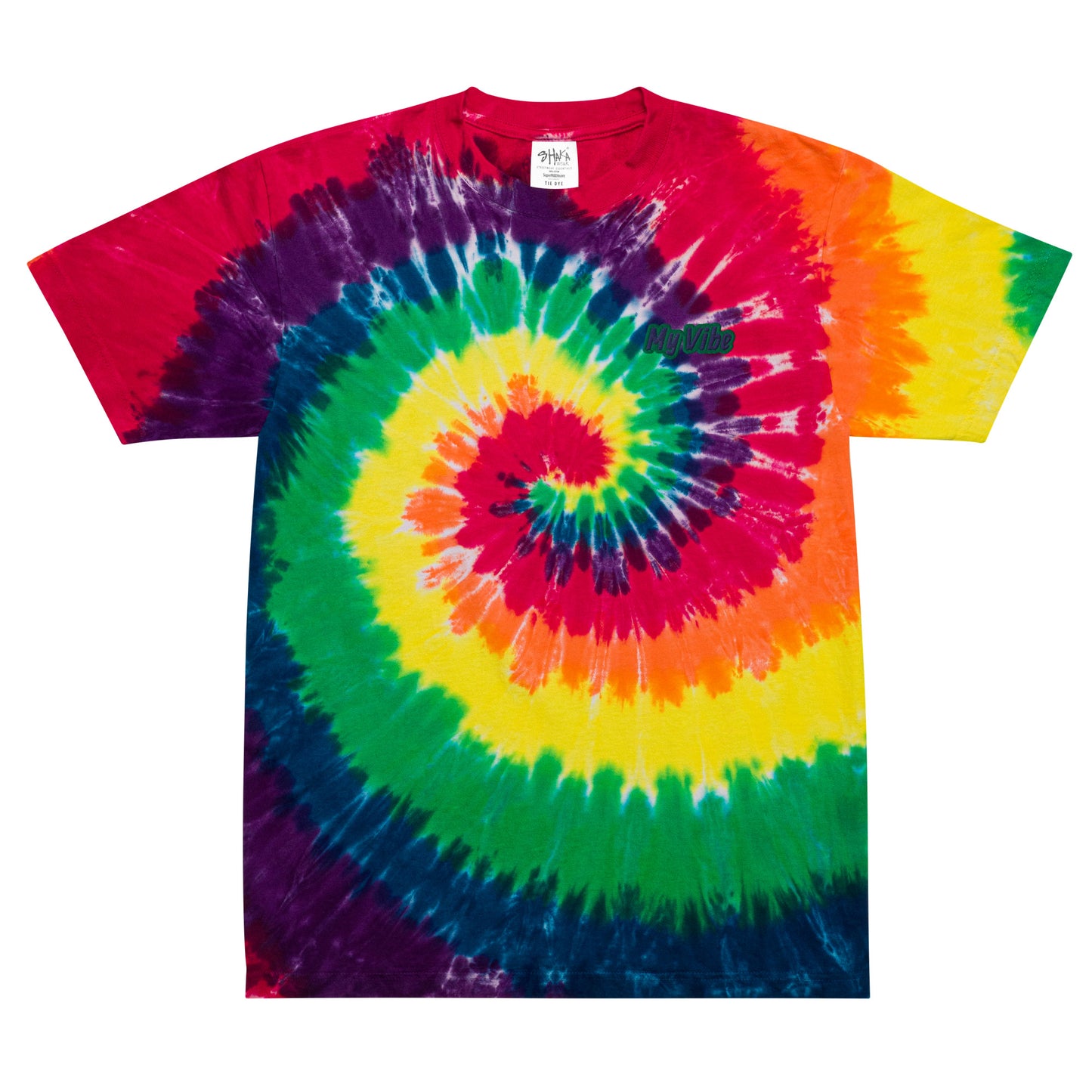 Catch My Vibe Oversized Tie-Dye T-Shirt