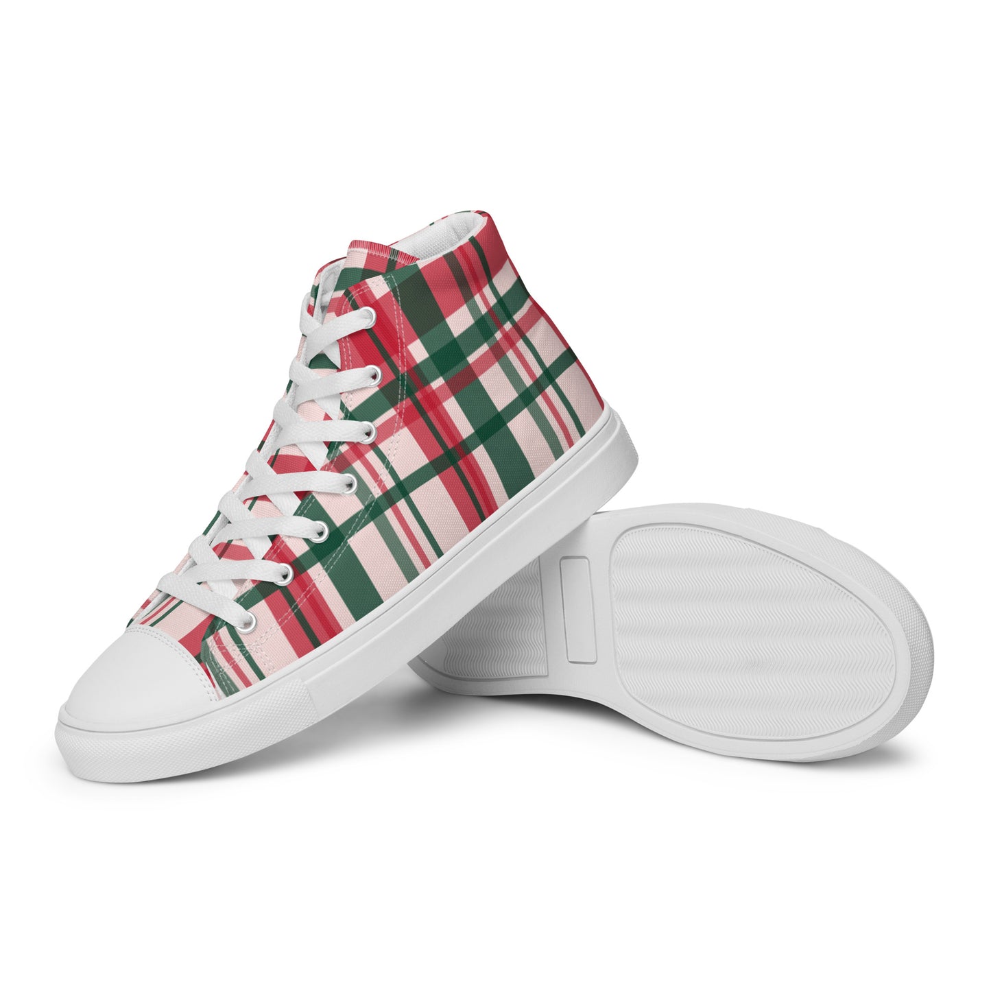 Cute And Flirty High Top Canvas Shoes