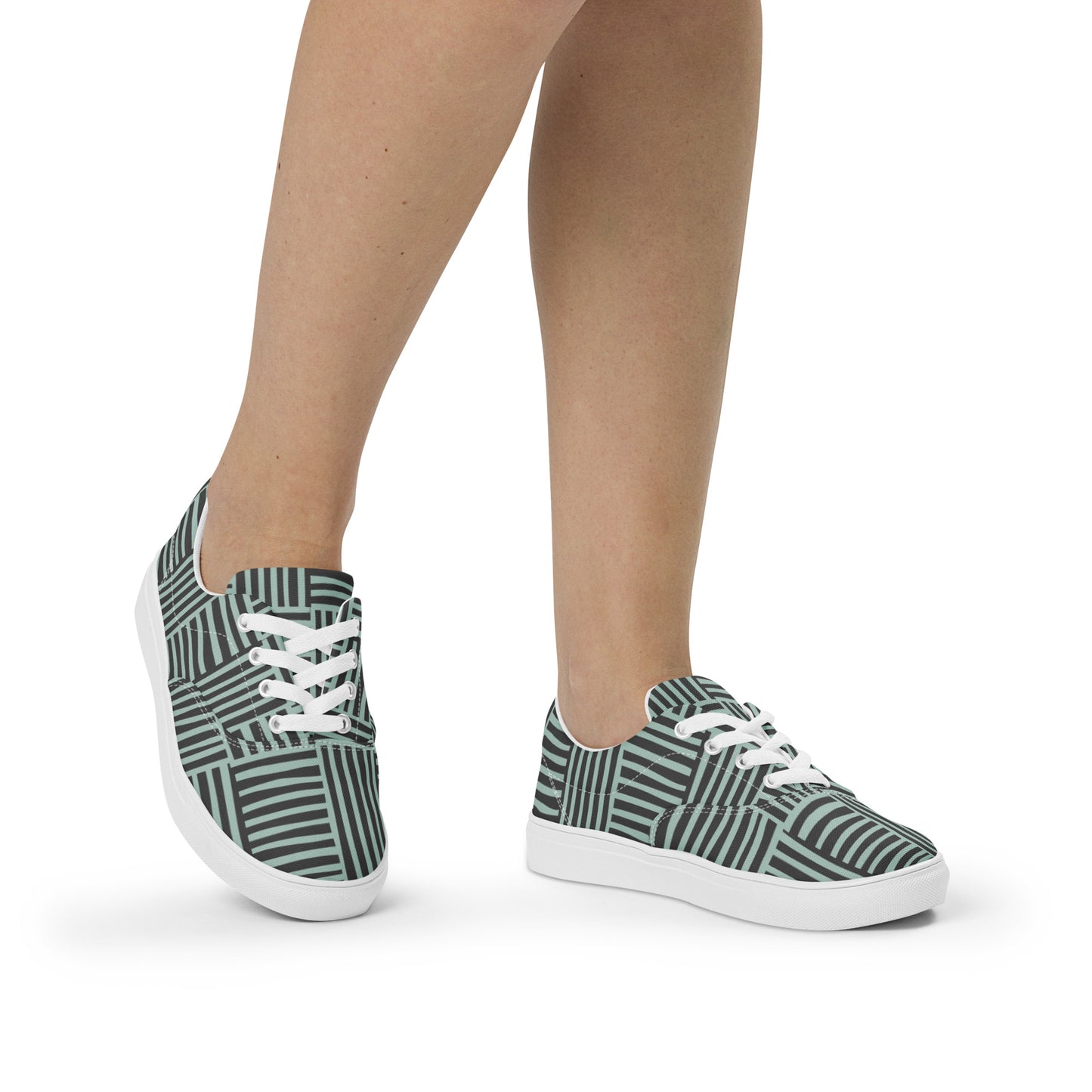 Sexy and Fun Lace-Up Canvas Shoes